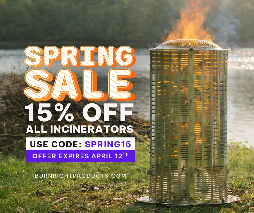 spring sale burn barrel