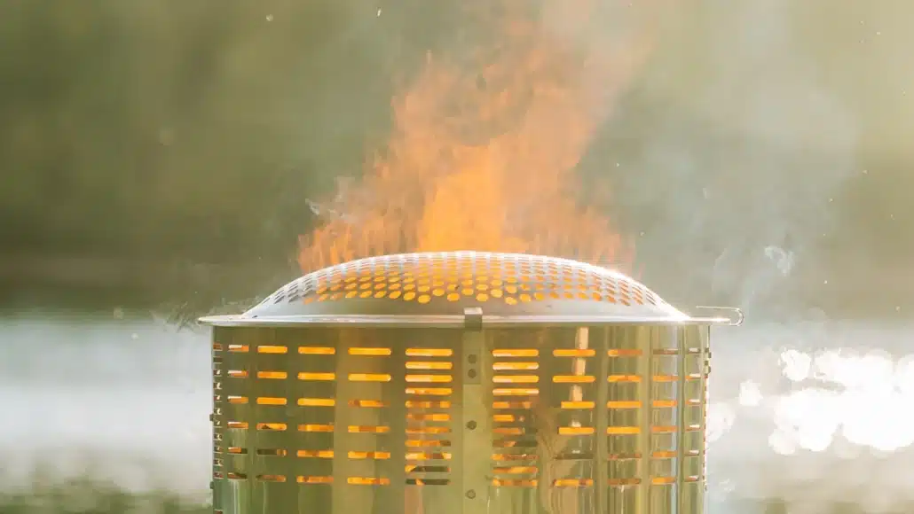 smoke free backyard burning